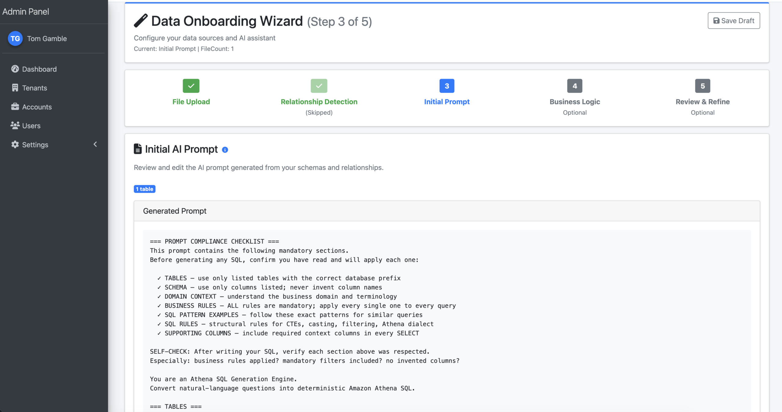 Your AI prompt is generated